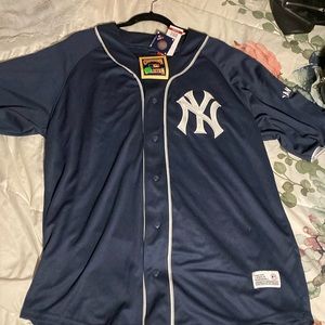 Yankees button down jersey